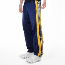 Adidas Adibreak Vintage Hose Retro Marine Gelb Gestreift Jogger Sweatpants