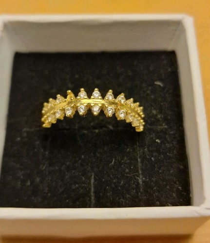 585 gold ring zirkonia - zirkonia, g
