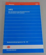 SSP 141 Audi Selbststudienprogramm HP2 Hochleistungs Scheibenbremse Bremse V8 S4