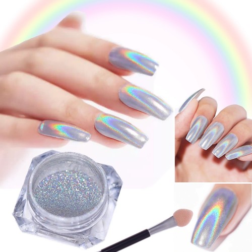 Unicorn nail holographic - unicorn,