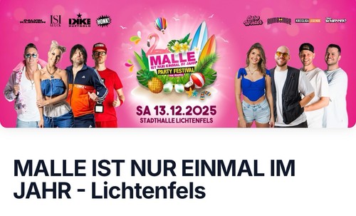 Tickets für die - für, party