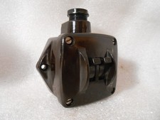 Neuw. Bakelit Serienschalter Kippschalter Aufputz schwarz alt Schalter Steckdose