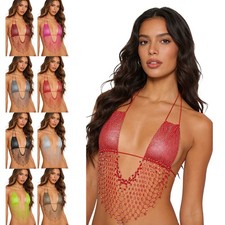 DE Damen Neckholder Tops Crop