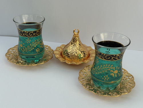 Türkisches teeglas set für - türkisches,