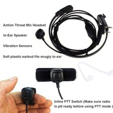 Kehlkopfmikrofon headset - 1*,