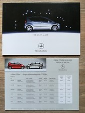Prospekt, neuw. + Preisliste, Mercedes Benz A Klasse, Typ 169, 2014
