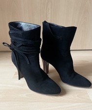 Strenesse Stiefelette Schwarz Wildleder Gr.38 NEU