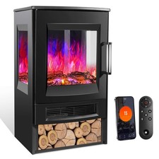 Elektrokamin Elektrischer LED Heizofen Kamin Elektronischer Timer Fernbedienung