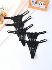 5er pack blumenspitze string - 5er,