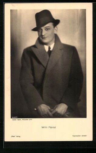 Schauspieler willi forst - forst, in