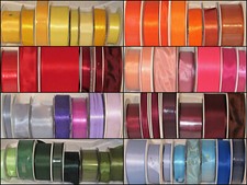 4m Schleifenband (0,33 €/m) Taftband Satinband Dekoband Band unifarben wahlweise