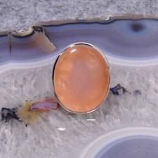 Rosenquarz Ring, 925er Silber, Edelsteinring (22868), Edelsteinschmuck