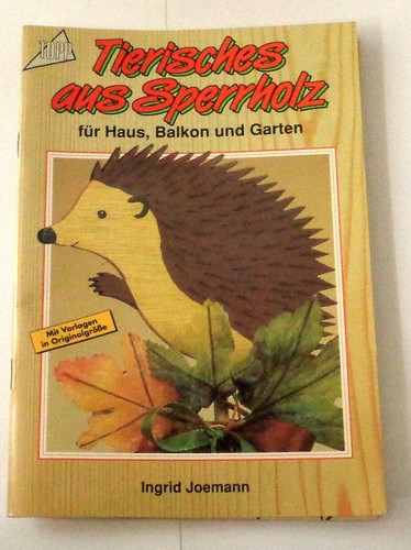 Buch tierisches aus sperrholz - buch,
