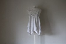 Trägershirt Gr. 36 Von H&M Zipfel Hängerchen Weiß 