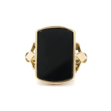 Ring Herrenring mit Onyx