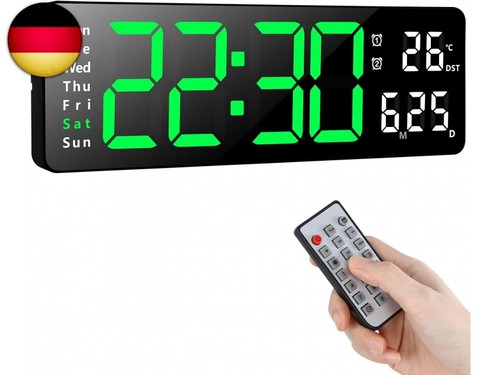 Zoll wanduhr digital mit - zoll,