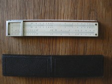 Rechenschieber aus Holz, Dingler’sche Maschinenfabrik/Albert Nestler AG No. 11