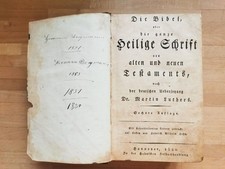 Antike Lutherbibel von 1820