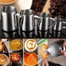 Kaffeekanne Milchkanne Edelstahl Milchbehälter Milchkännchen Milchschaumkännchen