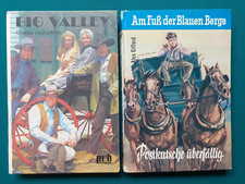 2 x  Fernseh-Abenteuerbücher:  Am Fuß der Blauen Berge - Big Valley 1963, 1970