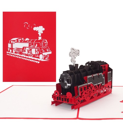 Pop karte lokomotive - up, 3d