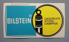 Aufkleber Motorsport Oldtimer Bilstein Gasdruck Stossdämpfer 10,5 x 5,5 cm