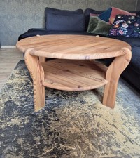 Runder Couchtisch Kiefer