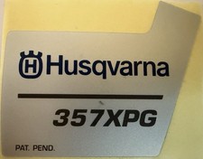 Husqvarna 357XPG Aufkleber