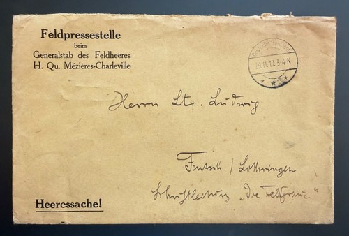 Frankreich 11 1917 - frankreich, 29.11.1917