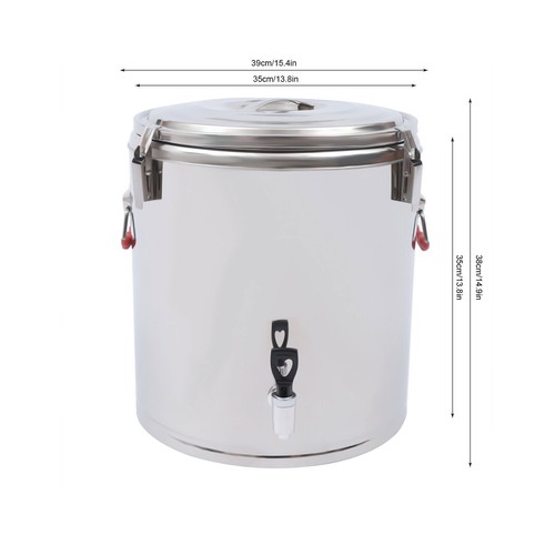 40l edelstahl thermobehälter - edelstahl,