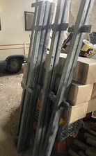 Pfosten Zaunsäule verzinkt Einbetonieren, 160 cm, für 1m Zaun Säule Metall Zäune