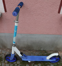 4Uniq 18605 Alu Scooter 200er blau weiss