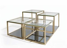 Couchtisch mit Glasplatte