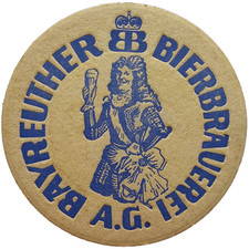 ALTER BIERDECKEL Bayreuther