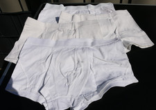 4 weisse Unterhosen Boxershorts von H&M Gr. S + M