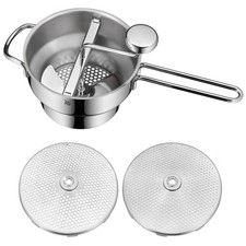 WMF Passiermühle GOURMET aus Cromargan mit 3 Scheiben 2mm, 3mm, 5mm