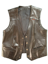 Harro Leder Weste Motorrad