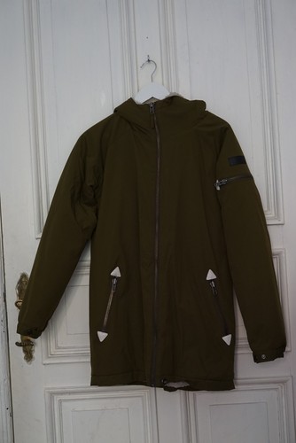 Grüne warme winterjacke von - winterjacke,