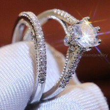 Ehering Set massiv 14k