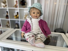 Monika Gerdes Künstlerpuppe Sammler Resin Puppe 58 cm.  Top Zustand 