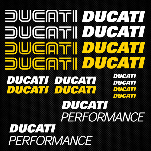 Ducati performance aufkleber - performance,
