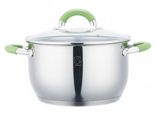 Edelstahl kochtopf 24cm - edelstahl,