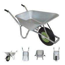 Schubkarre 100l Bauschubkarre Gartenschubkarre Schiebkarre Metallwanne B-Ware