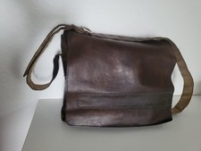 Aunts and uncles Vintage  Leder Umhängetasche braun