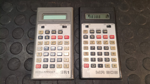 Alte taschenrechner ddr sr1 - taschenrechner, +