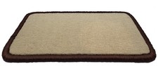 Velour beige fußmatten - velour,
