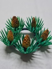 10 Stück Kerzenkranz Zapfen