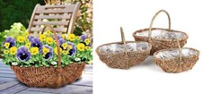 Weidenkorbset 3 Körbe mit