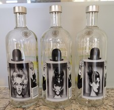 Leere ABSOLUT Vodka 1 L Limited Edition 3 Stk