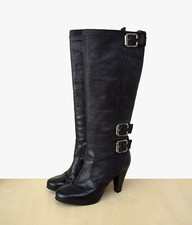 MISS SIXTY High-Heel Stiefel Gr. 37 schwarz mit schönen Schnallen